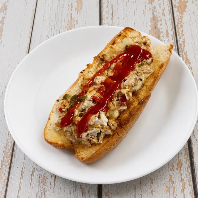Sandwich Pollo y Papas.