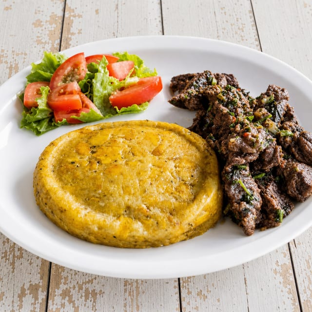 Mofongo Churrasco.